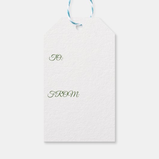 クリスマスエンジェルギフトラベル ギフトタグ (裏面)