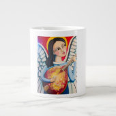 クリスマスエンジェルコーヒーマグ ジャンボコーヒーマグカップ (正面)