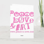 クリスマスエンジェルサンキューカード サンキューカード (裏面)