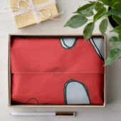 クリスマスエンジェルサンタエンジェルティッシュペーパーレッド 薄葉紙 (ギフト)