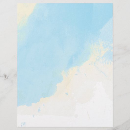 クリスマスエンジェルシェフケーキのホリデーメニューのレターヘッド (裏面)