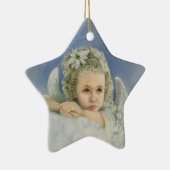 クリスマスエンジェルスターオーナメント セラミックオーナメント (右)