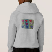 クリスマスエンジェルズウィズトランペットフード付きスウェットシャツ (裏面)