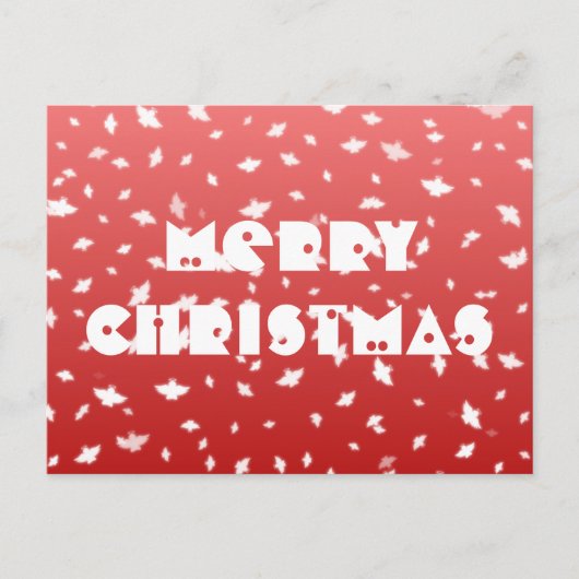 クリスマスエンジェルズポストカード ポストカード (正面)