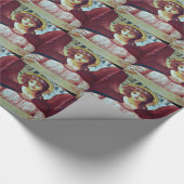 クリスマスエンジェルズラッピング紙 ラッピングペーパー (角)
