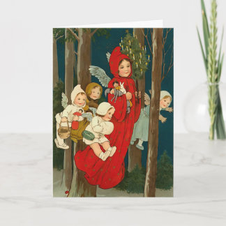 クリスマスエンジェルズヴィンテージクリスマスカード シーズンカード