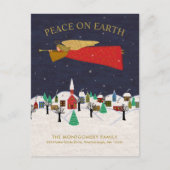 クリスマスエンジェルタウンフォークアートホリデームービング 案内ポストカード (正面)