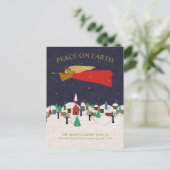 クリスマスエンジェルタウンフォークアートホリデームービング 案内ポストカード (スタンド正面)