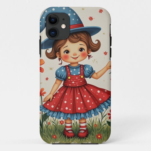 クリスマスエンジェルチャイルドギフト電話ケースiPhone Case-Mate iPhoneケース (裏面)