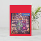 クリスマスエンジェルノートカードby:ケイティ・ヨンカー シーズンカード (スタンド正面)