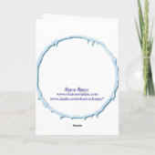 クリスマスエンジェルバイシャロンシャーペ シーズンカード (裏面)