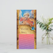 クリスマスエンジェルパーチメントサファイアモノグラム シーズンカード (スタンド正面)