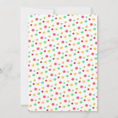 クリスマスエンジェルパーティー招待状 招待状 (裏面)