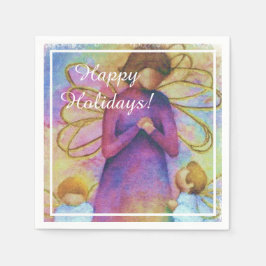 クリスマスエンジェルパーティー スタンダードカクテルナプキン