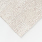 クリスマスエンジェルビレッジピースオンアースモノグラム フリースブランケット (角)