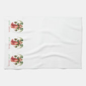 クリスマスエンジェルファンシーメリークリスマスタイポグラフィ キッチンタオル (横)