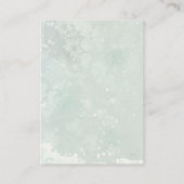 クリスマスエンジェルブックベビーリクエストカード エンクロージャーカード (裏面)