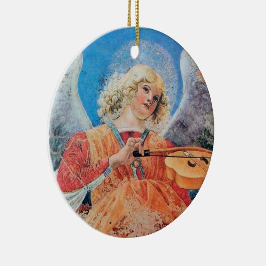 クリスマスエンジェルブルーサファイア セラミックオーナメント (右)