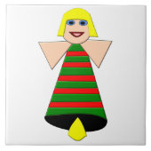 クリスマスエンジェルベルタイル タイル (正面)