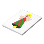 クリスマスエンジェルベルメモ帳 ノートパッド (回転)
