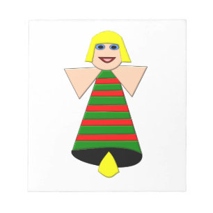 クリスマスエンジェルベルメモ帳 ノートパッド