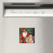 クリスマスエンジェルマグネット付きサンタヴィンテージ マグネット (インサイチュ (食洗機))