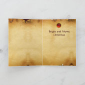 クリスマスエンジェルマンドリンプレーヤーを作る音楽 シーズンカード (内部)