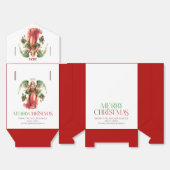 クリスマスエンジェルメリークリスマスフェスティバルタイポグラフィ フェイバーボックス (見開き)