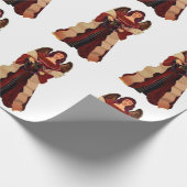 クリスマスエンジェルラッピング紙 ラッピングペーパー (角)