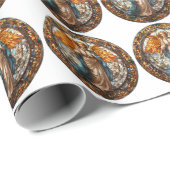 クリスマスエンジェルラッピング紙 ラッピングペーパー (ロールコーナー)