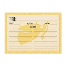 クリスマスエンジェルレシピカード