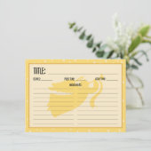 クリスマスエンジェルレシピカード セーブザデート (スタンド正面)