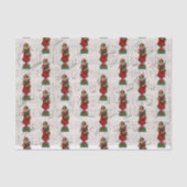 クリスマスエンジェルヴィンテージ宗教ビクトリアン少女 薄葉紙 (正面)