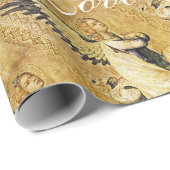 クリスマスエンジェル喜び平和愛フローラ ラッピングペーパー (ロールコーナー)