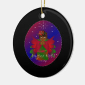 クリスマスエンジェル祈ベビーズジョユーヌエル セラミックオーナメント (左)