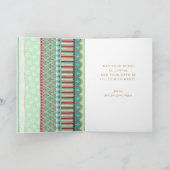 クリスマスエンジェル紙ドール折り畳み シーズンカード (内部)