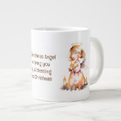 クリスマスエンジェル賛美ズ ジャンボコーヒーマグカップ (正面右)