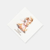 クリスマスエンジェル賛美ズ スタンダードカクテルナプキン (角)