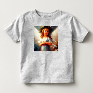 クリスマスエンジェル1 トドラーTシャツ