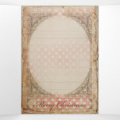 クリスマスエンジェル3 – グリーティングカード 三つ折りクリスマスカード (内部中)