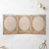 クリスマスエンジェル4 – グリーティングカード 三つ折りクリスマスカード (内部)