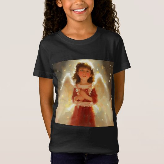 クリスマスエンジェル4 Tシャツ (正面)