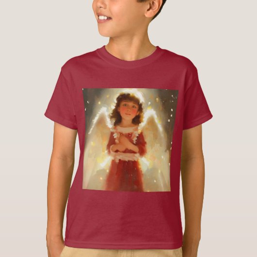 クリスマスエンジェル4 Tシャツ (正面)