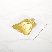 クリスマスエンジェル6フォイルホリデーポストカード 箔シーズンポストカード (回転した状態)