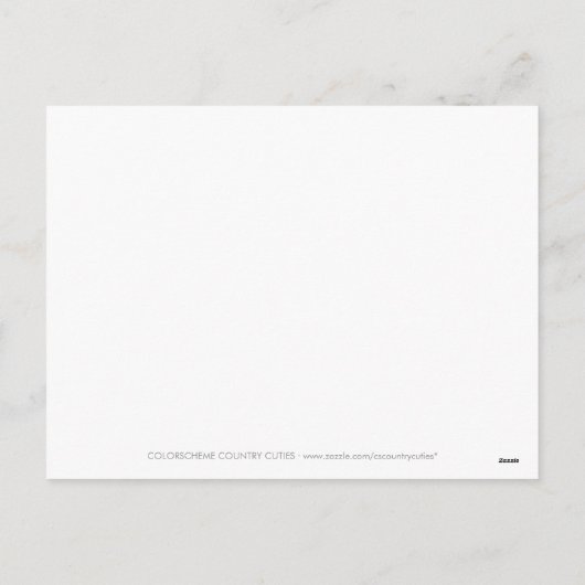 クリスマスエンジェル・エンジェル&リース シーズンポストカード (裏面)