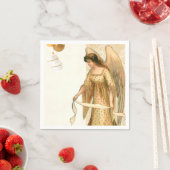 クリスマスエンジェル&オーナメント スタンダードカクテルナプキン (インサイチュ)