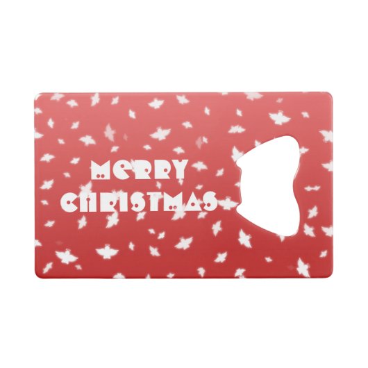 クリスマスエンジェル クレジットカード栓抜き (正面(横))