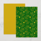 クリスマスエンジェル サンキューカード (正面/裏面)