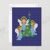 クリスマスエンジェル シーズンポストカード (正面/裏面)