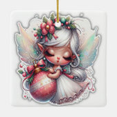 クリスマスエンジェル セラミックオーナメント (裏面)